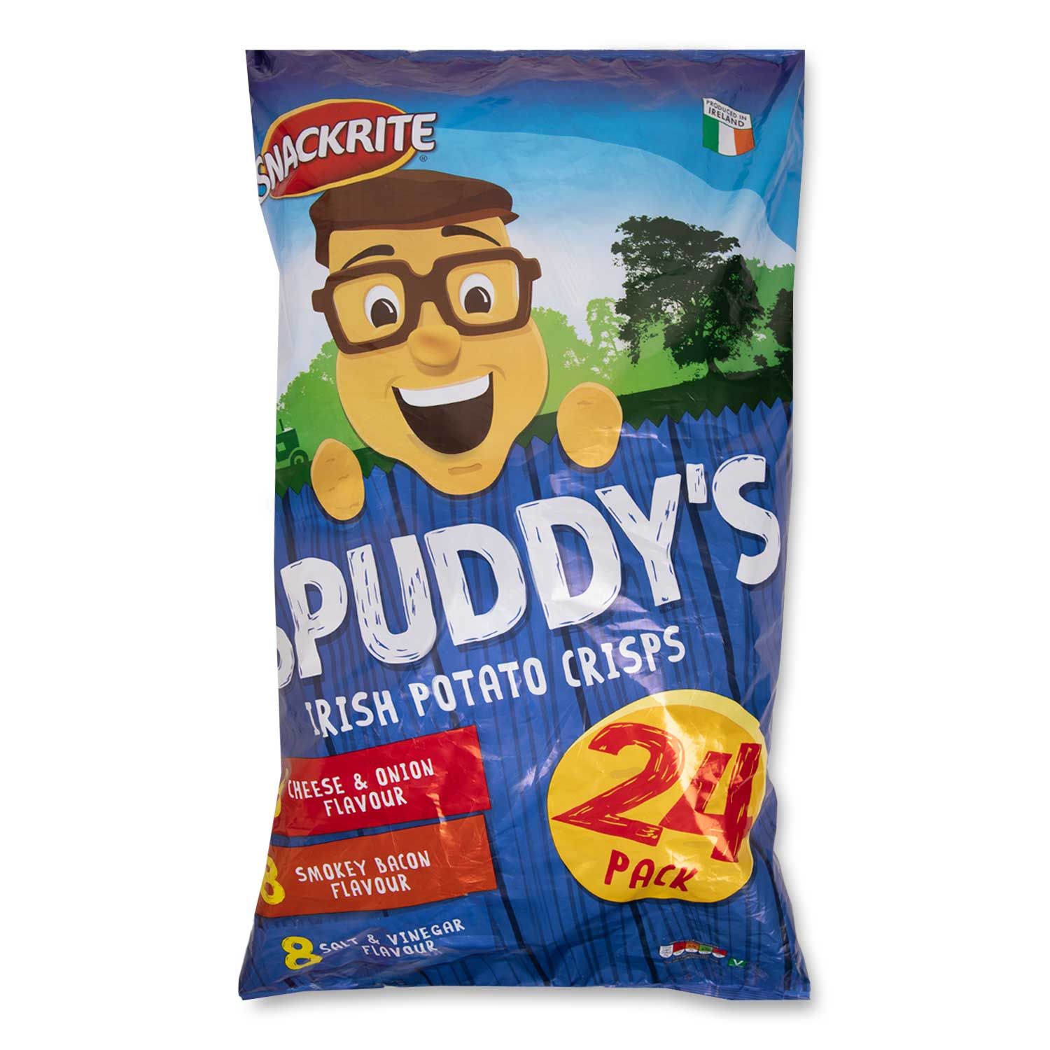 Spuddy's Irish Potato Multipack Crisps 24x25g Snackrite